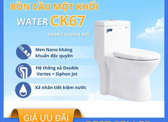 Bồn Cầu Thiên Thanh Water CK67